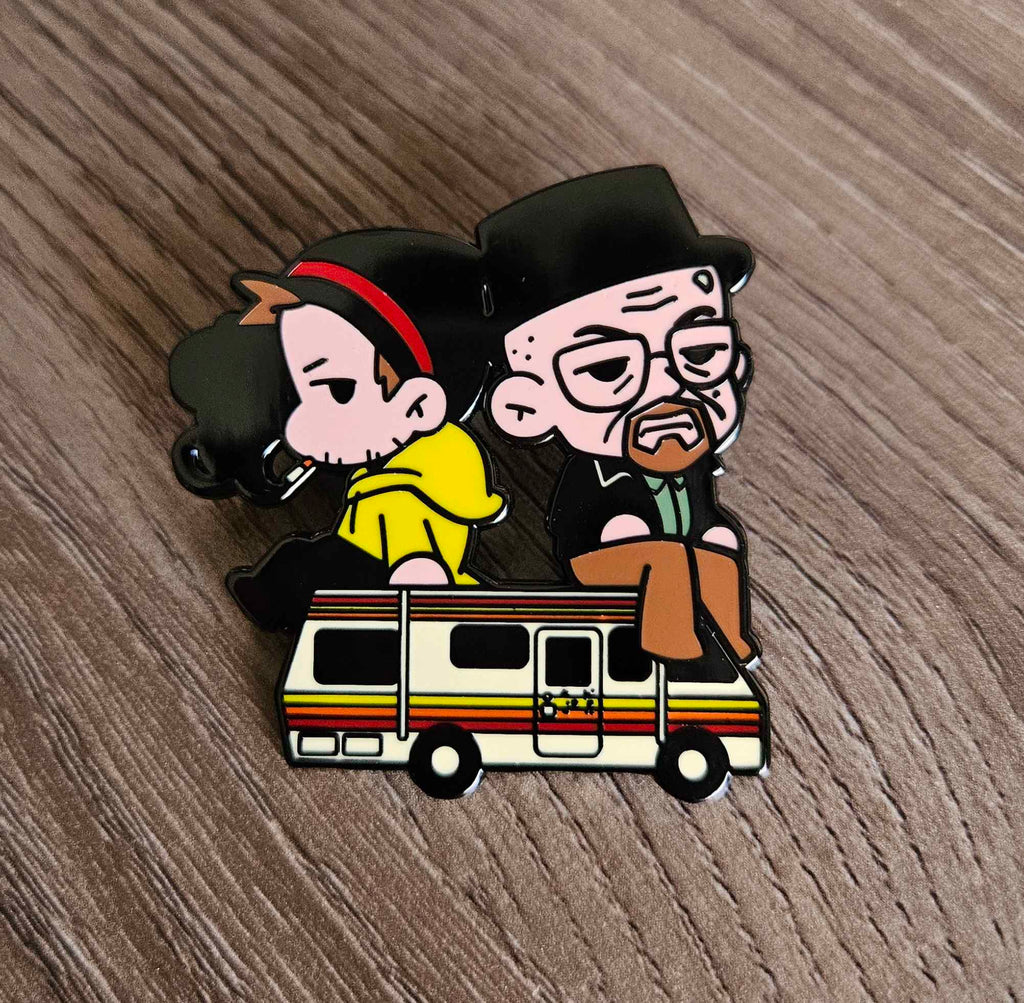 Walt n Jesse Enamel Pin
