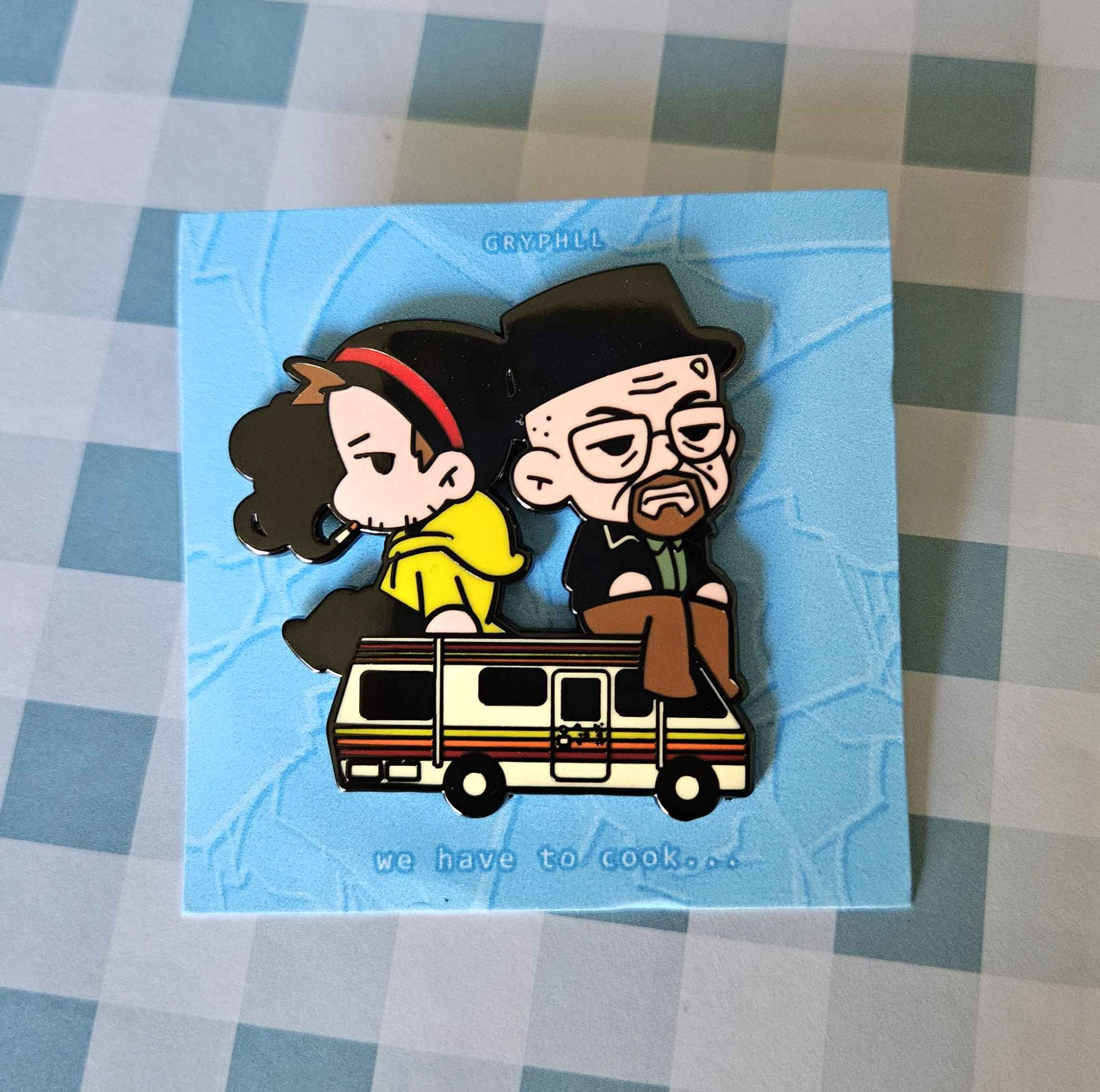 Walt n Jesse Enamel Pin