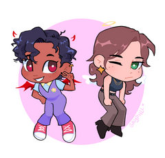 (OC) Sol & Bo Yuri Stickers