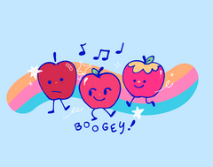 Apple Boogey! Sticker