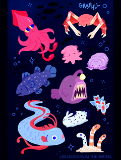 Deep Sea Sticker Sheet