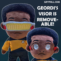 DATA & GEORDI PLUSH